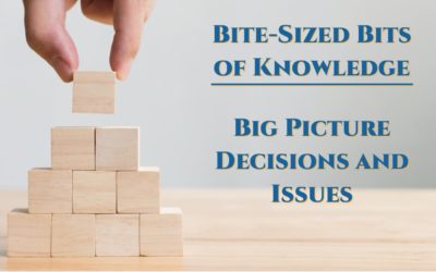 Planning for Your Legacy: Big Picture Decisions and Issues